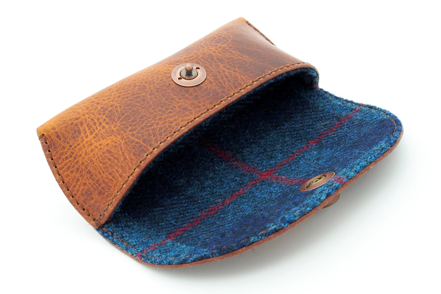 Brillenetui - Braun / Rustikal - Alt-Kupfer