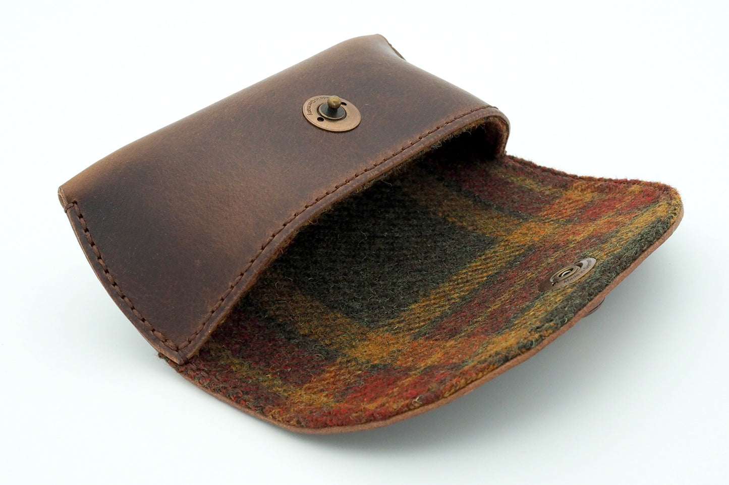 Brillenetui - Haselnussbraun - Alt-Kupfer