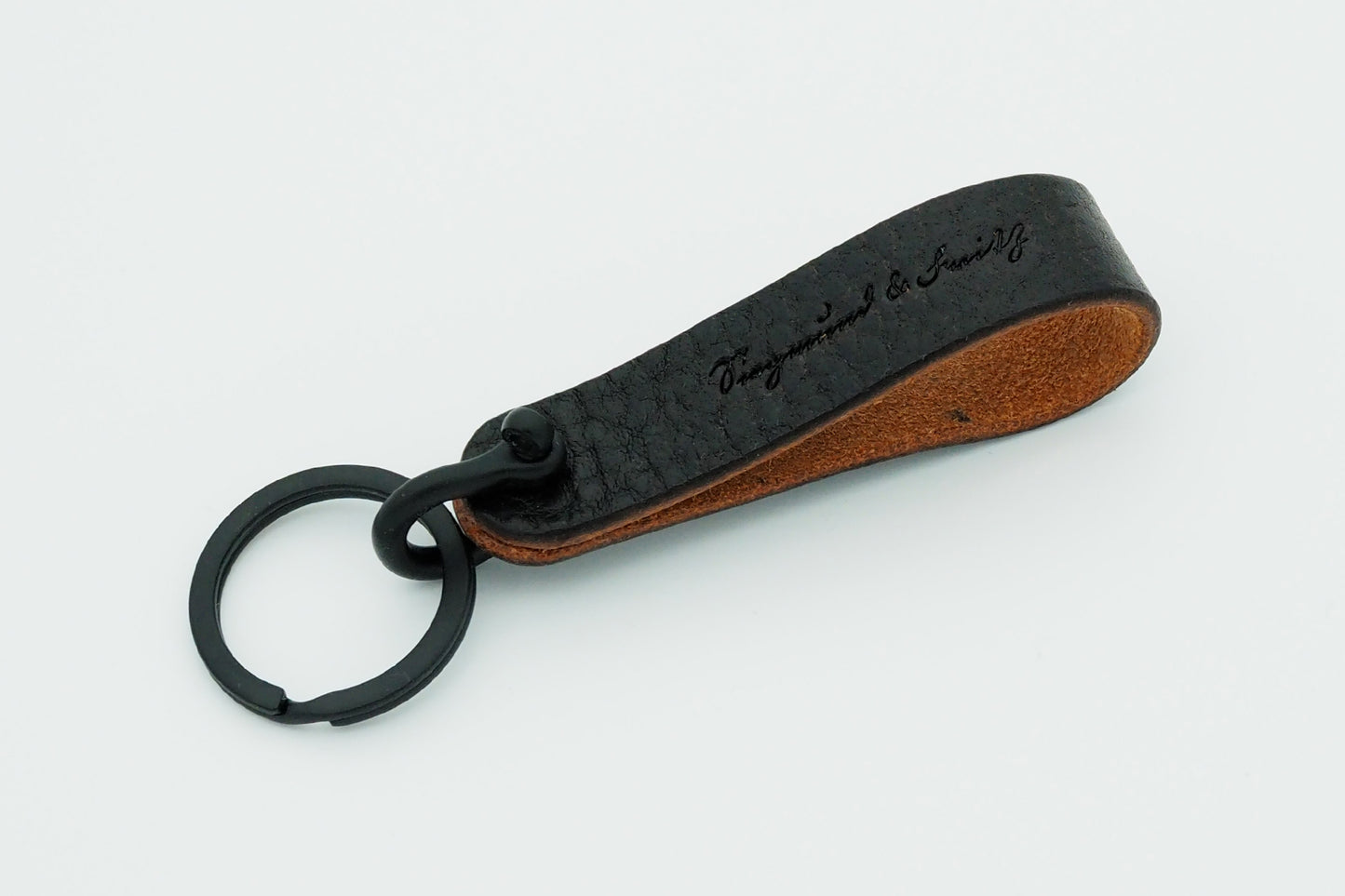 Schlüsselanhänger - Dunkelbraun/ Gemillt / Mattschwarz